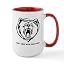 White/Red Inside - Dont Mess With Mama Bear Mugs