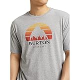 Burton Underhill Camiseta, Hombre, Gray Heather, XS