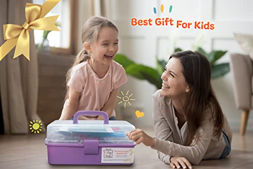 Olly Kids Arts and Crafts Supplies Over 1000 Pieces for Kids Ages 4,5,6,7,8,9,10,11 in Craft Storage for Art Project and Fun Activity - Image 7