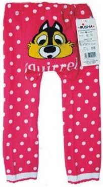 Wrapables Baby & Toddler Leggings, Squirrel and Polka Dots - 12 to 24 Months