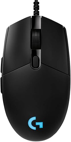 Logitech G PRO Hero Mouse para juegos con cable 12000 DPI iluminación RGB ultraligero 6 botones programables memoria a bordo compatible con PCMac -
