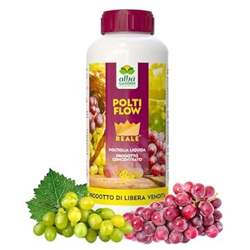 Albagarden - Polti Flow Bordolese Biologico - Concime con Rame Naturale + Boro Per Piante - Contro Peronospora Oidio Verderame Solfato Ossicloruro - 500 ml Concentrato