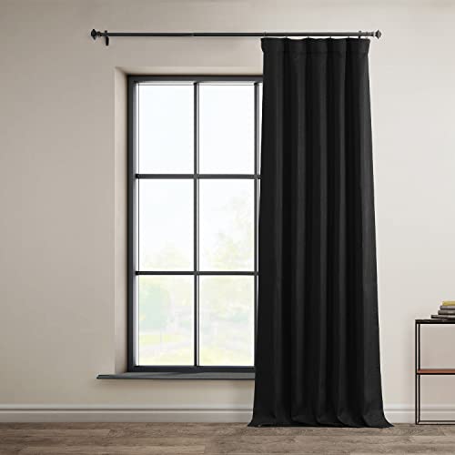 HPD Half Price Drapes Faux Linen Room Darkening Curtains - Image 2