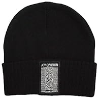 New Store StockMain Category - Headwear. Sub Category - Beanie Hat. Design - Unknown Pleasures Design Features - Sleeve or Collar Styling - Material - jersey fabric Dimensions - Designed to fit most adults.