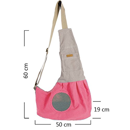 UEETEK Piccola Tela Cane Gatto Carrier Sling Borsa...