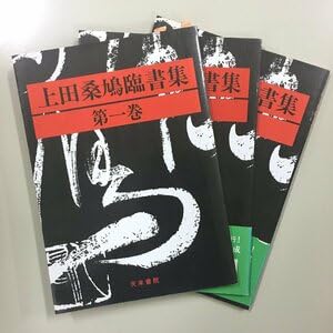 Amazon.co.jp: 3冊セット上田桑鳩臨書集 1 2 3 全3巻揃い 上田桑鳩 天 