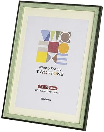 Amazon Co Jp ナカバヤシ ツートン フォトフレーム B5 グリーン F Tms 411 G カメラ