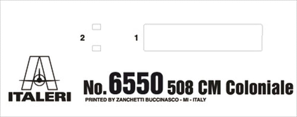 Italeri -6550 Fiat 508 CM Coloniale with Crew, 1:35 Scale, Model Kit, Plastic Model to Assemble, Modeling, Grey, IT6550