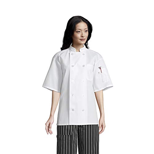 Uncommon Threads Womens Tahoe Women's Fit Chef Coat Shirt, White, Medium Us #TOP4