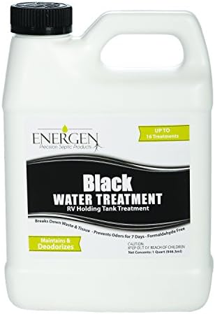 Energen Black Water Septic Tank Treatment - Deodorizing and Waste Digesting - 32 Ounce