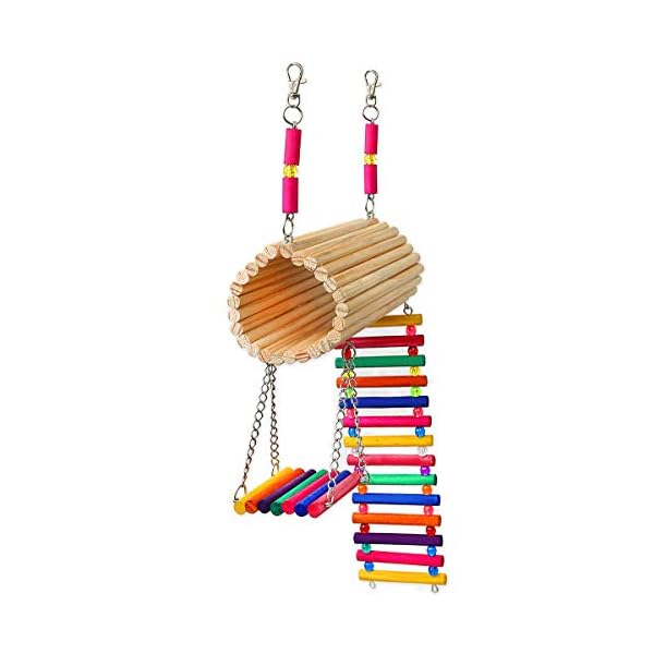 Golden Pets Brinquedo Playground Twister Hamster Calopsita Periquito - Imagem 6