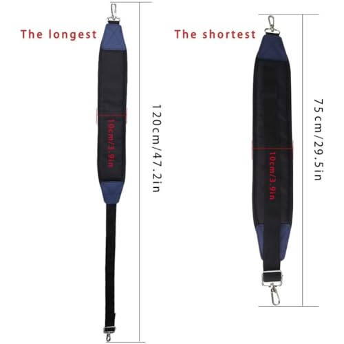 Correa para bolsa de golf ajustable pack de 2 cintas acolchadas de repuesto universales con enganche 7