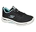 Skechers Women's Go Walk Arch Fit Unify, Black/Aqua, 9