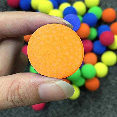 Bola de bala macia ZJchao, 100 peças, bolas de bala macias coloridas para refil de armas Rival Zeus