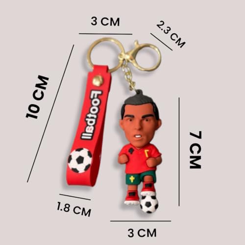 Image of Cute Cartoon Character Silicone 3D Key Chain with Strap Charm & Metal Hook, Merchandise Key Rings Gift for Kids Girls Boys Men & Women