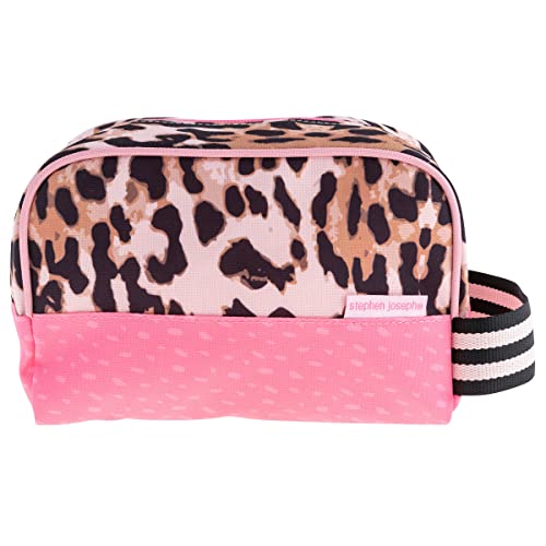 Stephen Joseph, Kids Toiletry Bag, Boys and Girls Toiletry Kit, Travel Bag, Leopard
