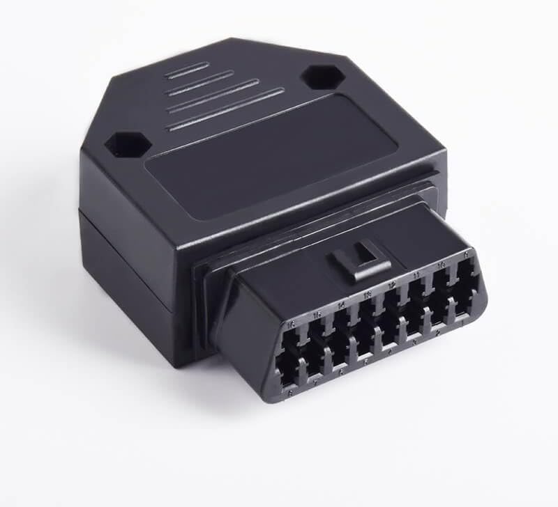 Automobile OBD2 16 Pin Diagnostic Female Connector OBD Plug+Shell+Terminal+Screw