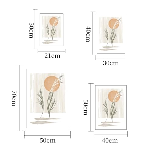 Xiyocadt 3er Tier Poster Set, Bilder Kinderzimmer, Elefant - Giraffe - Löwe, Dekor im Babyzimmer, Sicher und geruchlos moderne Wandbilder, ohne Rahmen (30 x 40 cm)