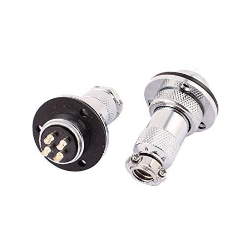 Conector Electrónico GX20-4 4 Pines 2 Unidades miniatura 1