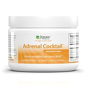 Jigsaw Health Adrenal Cocktail with Whole-Food Vitamin C, 60 Servings