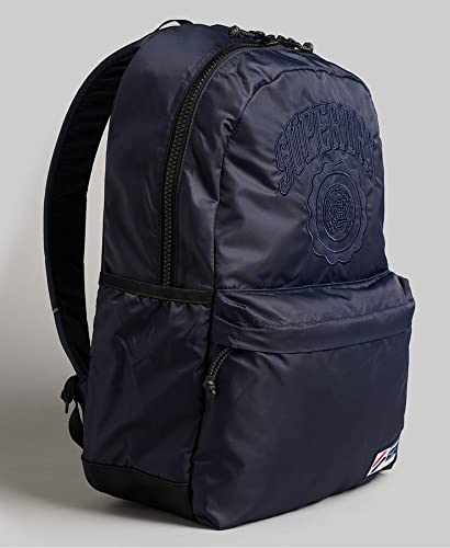 Superdry Mens Unisex Code Graphic Montana Rucksack, Five-Pocket Design Deep Navy Size One Size #TOP1
