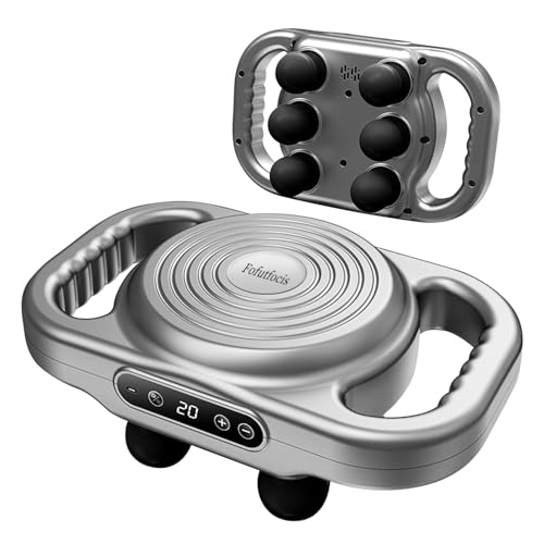 Massage Gun Deep Tissue 6 Head Muscle Massage Gun 14mm Amplitude Electric Massager Percussion Therapy Massager for Legs Arms Waist Back Buttocks Full Body Muscle Pain Relief, Ideal Gifts for Women Men