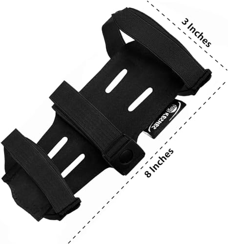 KESHES Archery Arm Guard - Adjustable Forearm Wrist Protector for Bow Hunting Accessories - 3" x 8" One Size Fits Youth & Adults, Right & Left Handed - Durable & Lightweight for Archery - Thumbnail 7