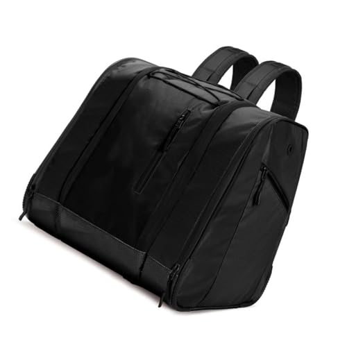 Vdaxvme Durable Bag for Skates and Ski Boots, Breathable Back Panel with Adjustable Shoulder Straps for Adventure, Robust Roller Skate Backpack