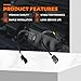 GoaMotors LED DRL Adapter Harness Connector Compatible with Honda Accord 4cyl 2013-2015 with High Beam Headlight Swap DRL to Parking Light Connector Pigtail 2Pcs Replace 7282-2090-30