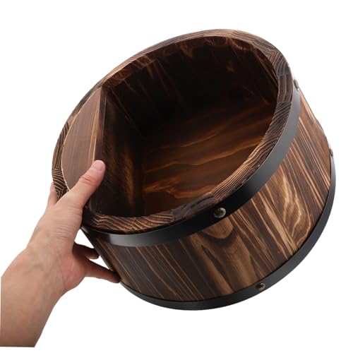 Étagère pour bouteilles d'alcool et vin style tonneau de whisky