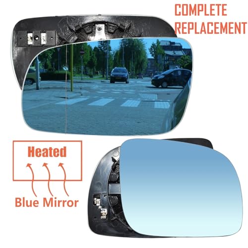 Miroir de remplacement bleu 1J1857521C pour angle mort Passat