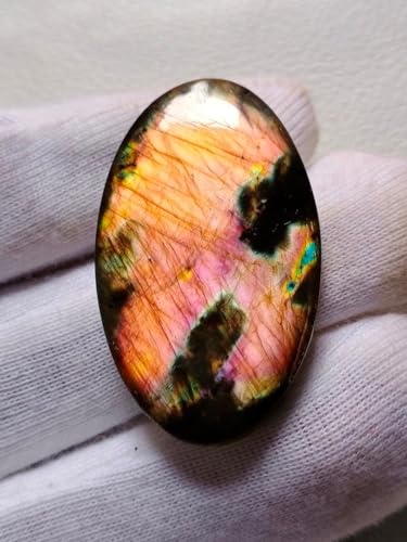 Cabochon en labradorite violette naturelle de qualité pour pendentif d'exception - 2