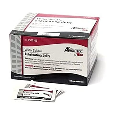 Water Soluble LUBRICATING JELLY 3 gm, 144 Individual Sterile Packets Cover