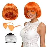 DESIGN : La couleur vive est naturelle et éclatante. Cette perruque de cosplay a un design très élégant. Vous pouvez la porter pour des soirées cosplay ou au quotidien.