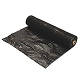 Dewitt Professional Max Weed Barrier Fabric 4.1 oz, Black, 3 x 100 Feet – Heavy-Duty Weed Control and Ground Cover for Gardens, Beds, Mulch, Outdoor Landscaping, and Yard Areas
