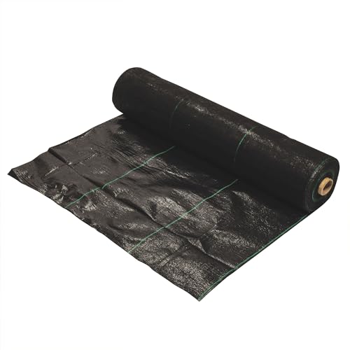 Dewitt Professional Max Weed Barrier Fabric 4.1 oz, Black, 3 x 100 Feet – Heavy-Duty Weed Control...