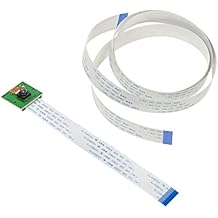 Arducam for Raspberry Pi Camera, 5MP OV5647 Webcam, Monitor 3D Printer, with 3.28FT/100CM Long Extension Flex Ribbon Cable for Raspberry Pi 5, 4B, 3B+...