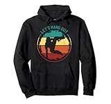 Let's Hangout Parkour Retro Sonnenuntergang Silhouette Sport Pullover Hoodie