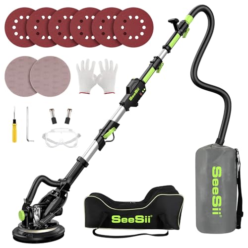 【2025最新改良】SEESII 電気ドライウォールサンダー 1200W ポールサンダー...