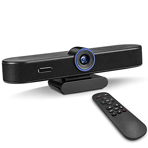 MWEIMA 4K UHD Network Camera With 5X Zoom, With Microphone & Speaker, 120° Wide Angle, Intelligent Noise Reduction, USB3.0 Plug & Play, For Small Meeting Home Classroom