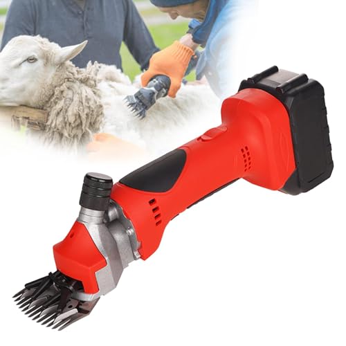Tondeuse à moutons sans fil 450W avec lame 13 dents et kit d'entretien pour laine