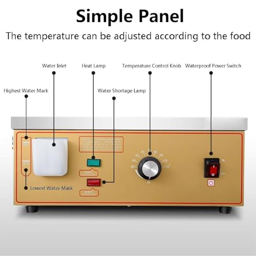 Komercyjny parowar elektryczny z alarmem suchego ognia, regulowana temperatura 30-110°C, pojemność 6 bułek – idealny do restauracji i gastronomii (2Holes)