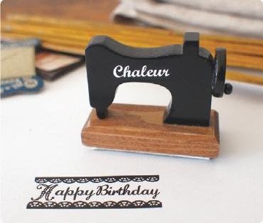Decole Chaleur Design Seal Stamp Machine A Coudre Joyeux Anniversaire Amazon Fr Cuisine Et Maison