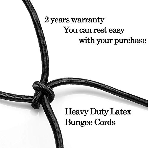 47\"x 36\" Cargo net Bungee Nets Stretches to 80\"x 60\", Holds More Than 200 lbs Loads,16 Adjustable Hooks -Easily Adaptable to Pickup Truck Bed and SUV Rooftop Travel Luggage Rack
