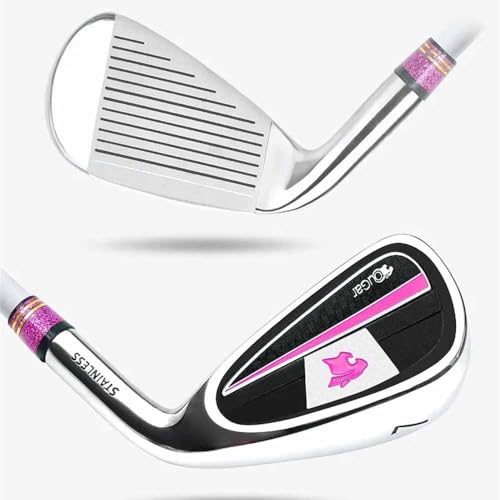 Club de Entrenamiento de Hierro #7 para Hombres, Eje de Carbono de Acero de la Mano Derecha, Herramienta de práctica de Ayuda de Swing de Golf Unisex para Deportes al Aire Libre