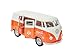 Imagen de Volkswagen Bus T1 1963 VW Modelo de metal con motor de tracción Coche de juguete hippie juguete 3 variantes Welly 19