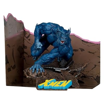 McFarlane Marvel Beast - Juguetes coleccionables a Escala 1:10 con Escena (X-Men #1) | Ya disponible en tu tienda friki favorita! En mundofriki.es!