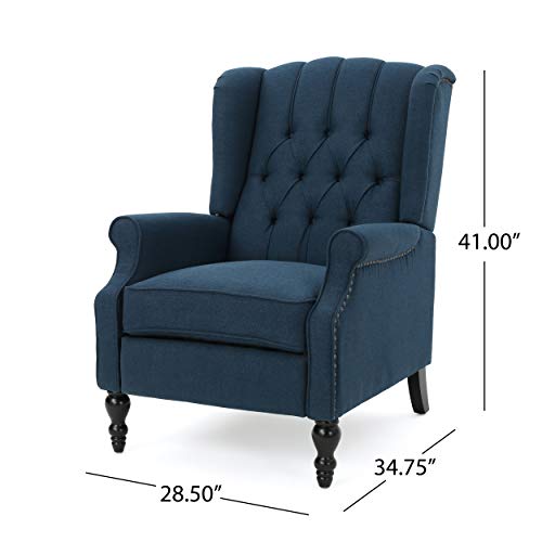 Sillón contemporáneo plegable azul miniatura 3