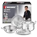 Bergner Tripro 5 Pc Triply Stainless Steel Set