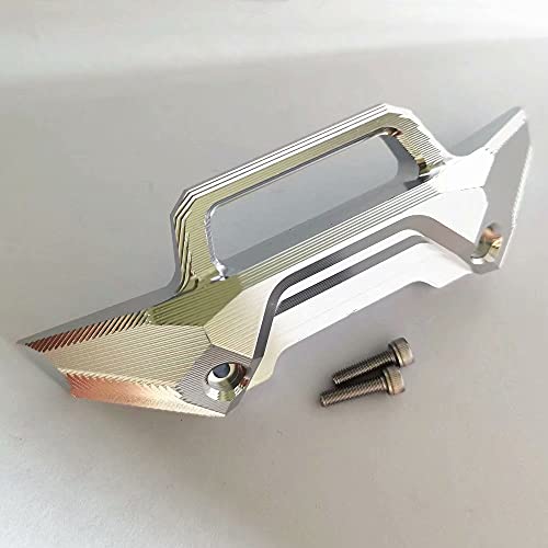 Pare-chocs alu argent Traxxas Maxx 1/10 renforcé de qualité premium